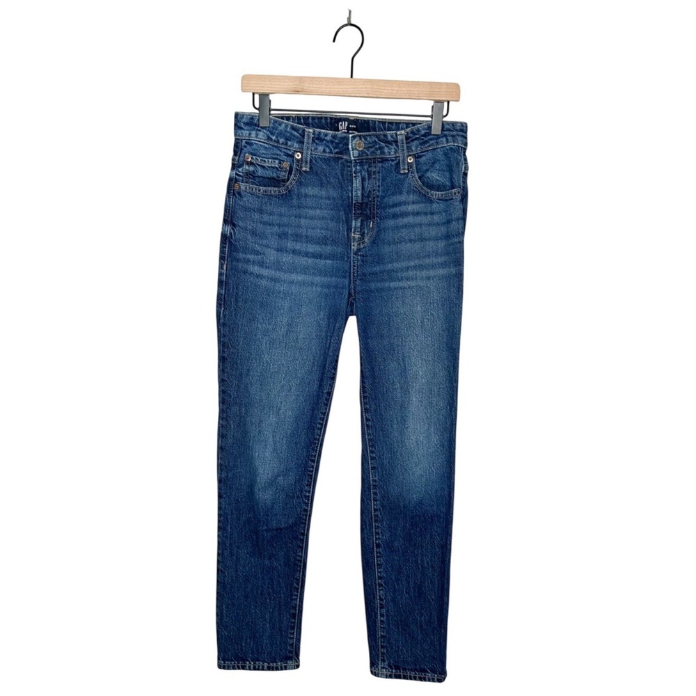 GAP Denim‎ Womens High Rise Boyfriend Jeans Straight Leg 6/27